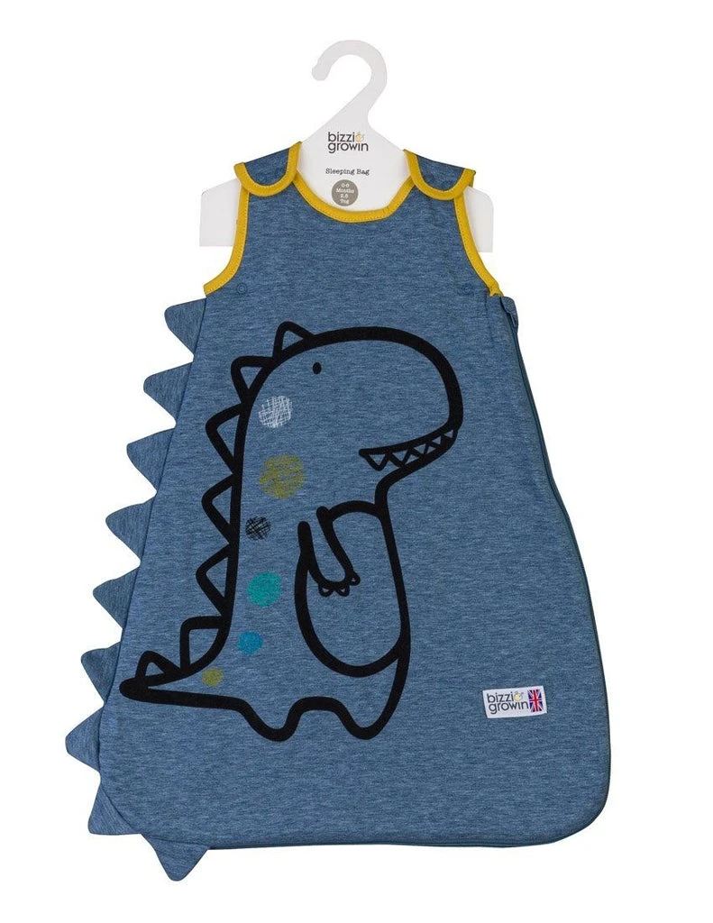 Bizzi Growin – BABY SLEEPING BAG 0-6 MONTHS 2.5 TOG -Tony T-Rex 1 Bizzi Growin – BABY SLEEPING BAG 0-6 MONTHS 2.5 TOG -Tony T-Rex