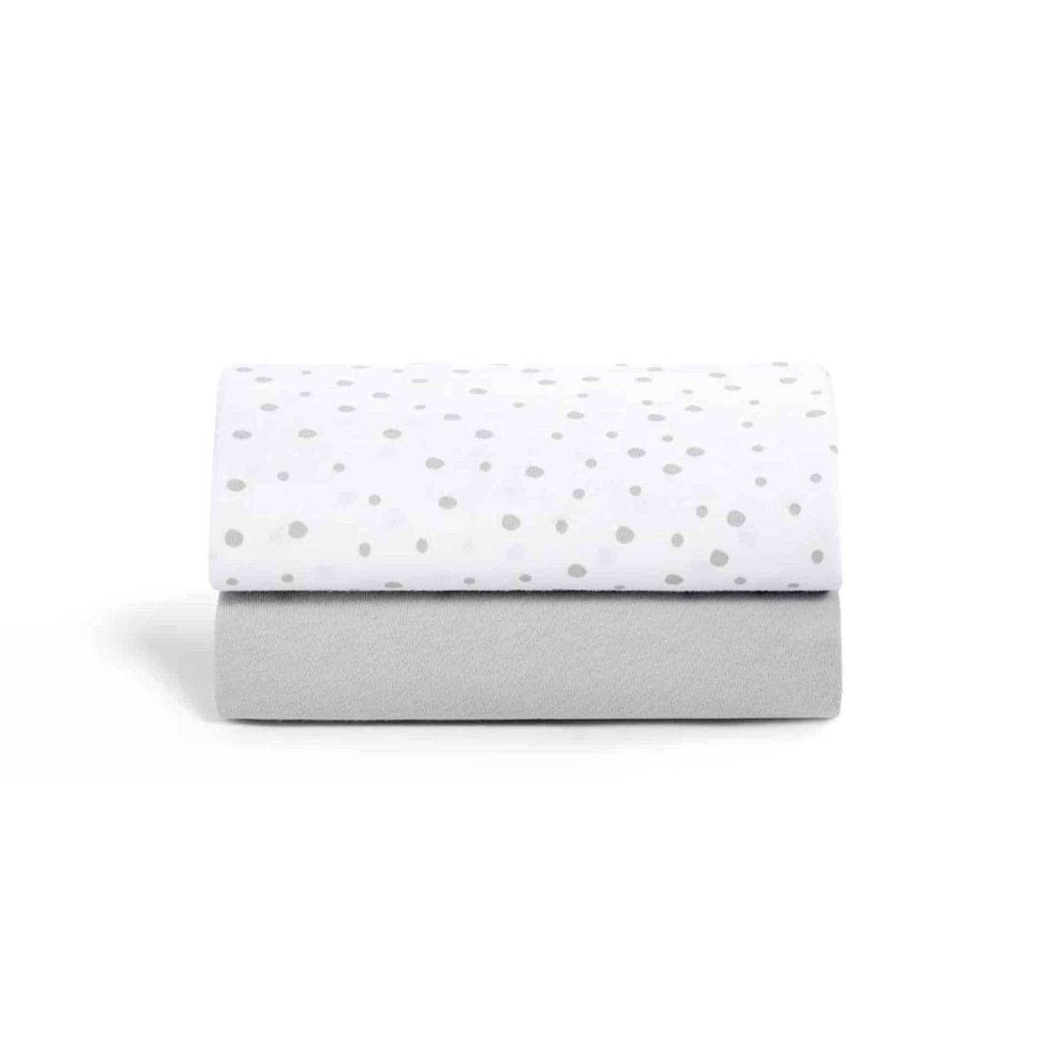 Snuz Crib 2 Pack Fitted Sheets Grey Spot 3 Snuz Crib 2 Pack Fitted Sheets Grey Spot - Image 3
