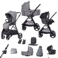 Didofy Stargazer 11 Piece Isofix Travel System Bundle – Grey