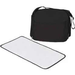 Ickle Bubba Stomp V4 All In One Isofix Travel System – Midnight Chrome -Kiddies Kingdom Store Stomp V3 i Size All in One with Isofix Silver Frame Black changing bag