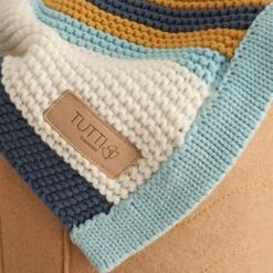 Tutti Bambini Chunky Knitted Baby Blanket – Our Planet -Kiddies Kingdom Store THRU6