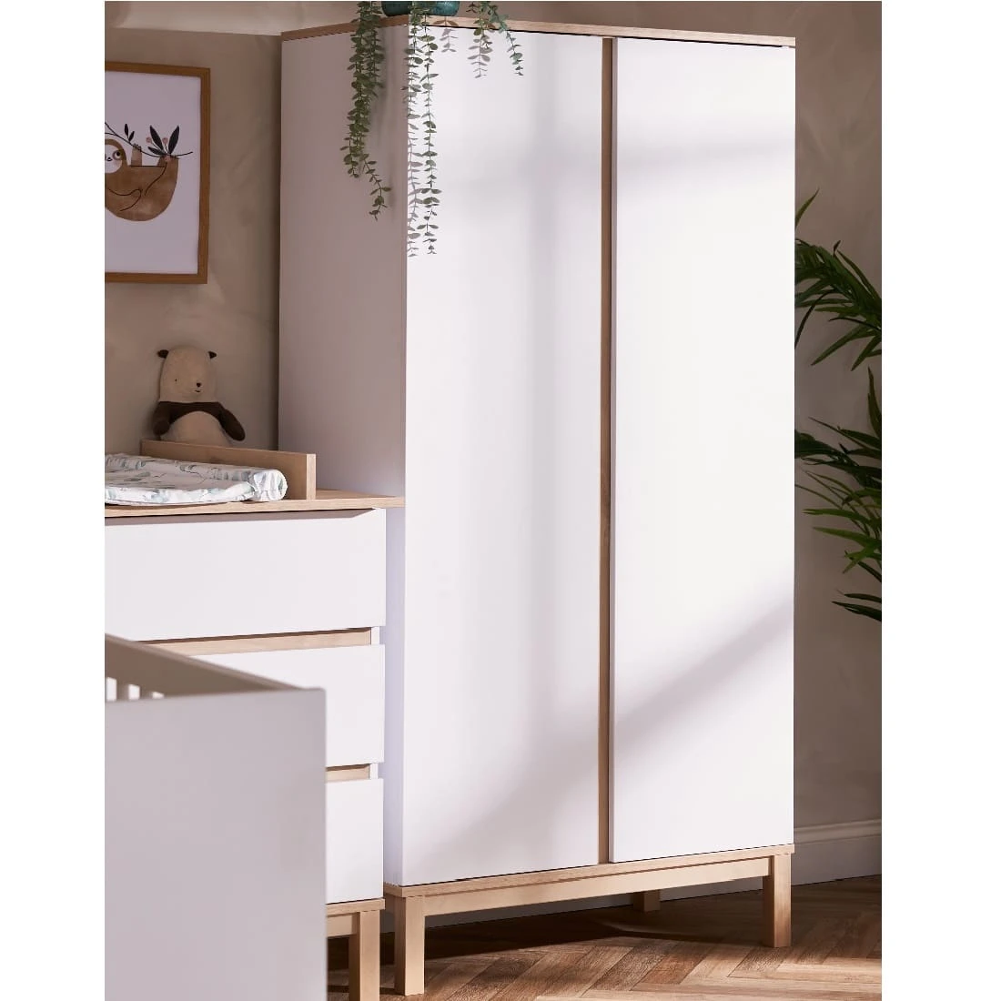 Obaby Astrid 3 Piece Nursery Room Set – White/Oak 6 Obaby Astrid 3 Piece Nursery Room Set – White/Oak - Image 6