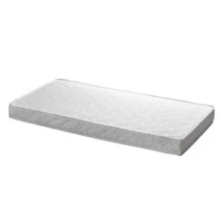 Obaby Maya 4in1 5 Piece Nursery Room Set Includes Shelf – White And Natural -Kiddies Kingdom Store Tranquilo Bebe Luxury Spring Pocket Spring Mattress 48