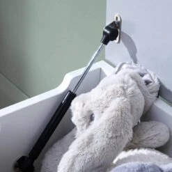 Tutti Bambini Rio 7 Piece Nursery Room Set With Shelves/Toy Box/Mattress – White/Dove Grey 34 Tutti Bambini Rio 7 Piece Nursery Room Set With Shelves/Toy Box/Mattress – White/Dove Grey -Kiddies Kingdom Store Tutti Bambini Rio Toy Box white grey 2 scaled 1