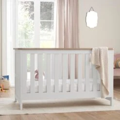Tutti Bambini Verona Cot Bed – White Oak