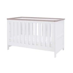 Tutti Bambini Verona Cot Bed With Underdrawer – White Oak -Kiddies Kingdom Store Tutti Bambini verona cot bed 5 1