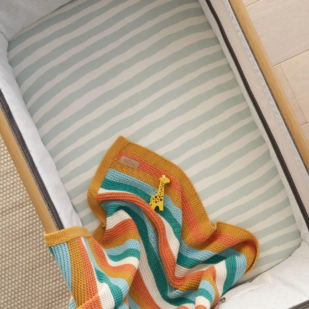 Tutti Bambini Bedside Crib Fitted Sheets 2pk – Run Wild 4 Tutti Bambini Bedside Crib Fitted Sheets 2pk – Run Wild - Image 4