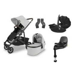 UPPAbaby Cruz V2 3 In 1 Travel System + Pebble 360 Pro2 + Rotating Base – Anthony