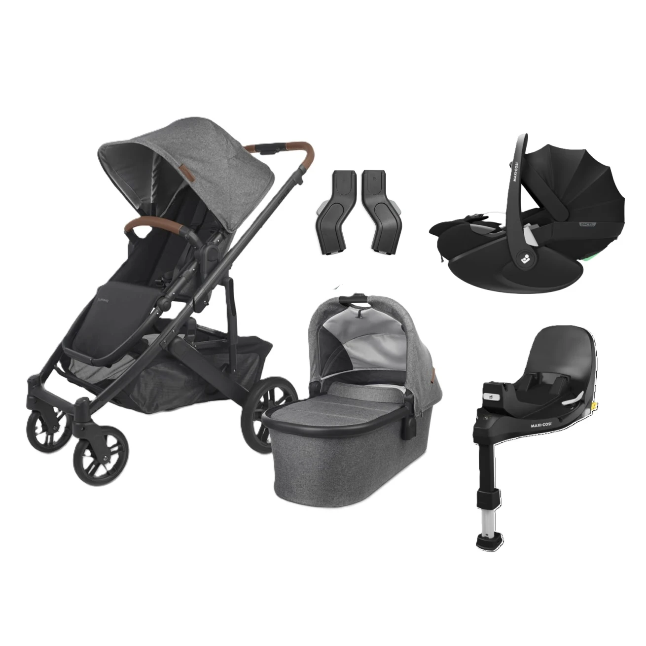 UPPAbaby Cruz V2 3 In 1 Travel System + Pebble 360 Pro2 + Rotating Base – Greyson 1 UPPAbaby Cruz V2 3 In 1 Travel System + Pebble 360 Pro2 + Rotating Base – Greyson