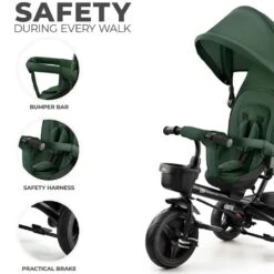 Kinderkraft Tricycle AVEO Mystic Green -Kiddies Kingdom Store V SdbgEARHTJ