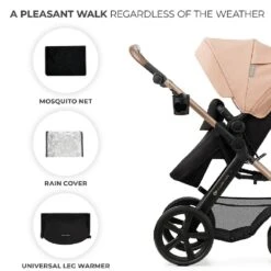 Kinderkraft MOOV 2 Travel System Beige -Kiddies Kingdom Store VDGEHRY5U 3