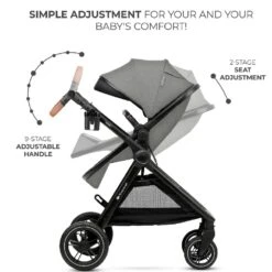 Kinderkraft ESME Travel System Grey -Kiddies Kingdom Store VDGHERYU5