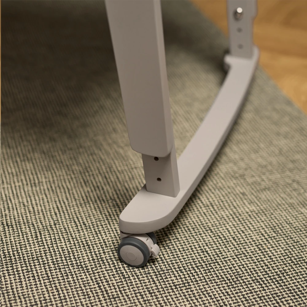 SnuzPod Studio Bedside Crib With Mattress Oslo Grey 4 SnuzPod Studio Bedside Crib With Mattress Oslo Grey - Image 4