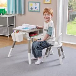 Liberty House Toys Scandi Height Adjustable Table And Chair Set -Kiddies Kingdom Store VSDhRJSUT