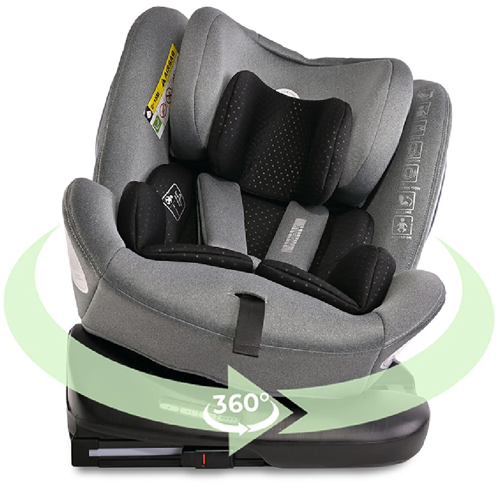 Lorelli PHOENIX I-Size ISOFIX 360 Car Seat – Black 4 Lorelli PHOENIX I-Size ISOFIX 360 Car Seat – Black - Image 4