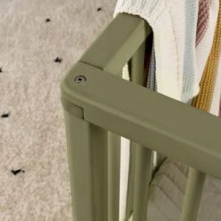 Mamas & Papas Solo Cot Bed And Mattress – Moss Green -Kiddies Kingdom Store VSGdeRHYA