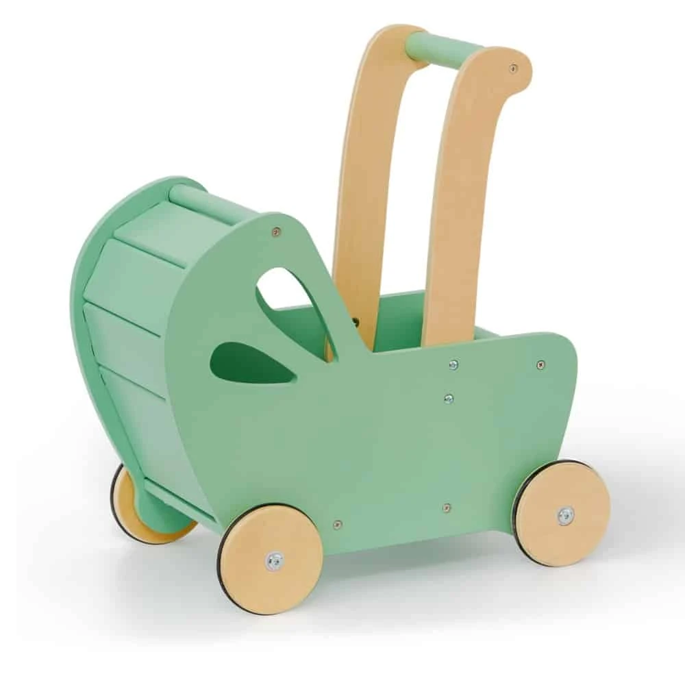 Moover Essentials Flat Packed Pram Green 1 Moover Essentials Flat Packed Pram Green