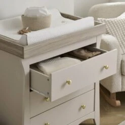 CuddleCo Clara 5 Piece Nursery Set/Shelf – Cashmere/Ash 22 CuddleCo Clara 5 Piece Nursery Set/Shelf – Cashmere/Ash -Kiddies Kingdom Store VZDGHJT 2