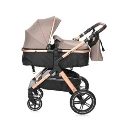 Lorelli Viola 3 In 1 Travel System – Pearl Beige -Kiddies Kingdom Store Viola beige