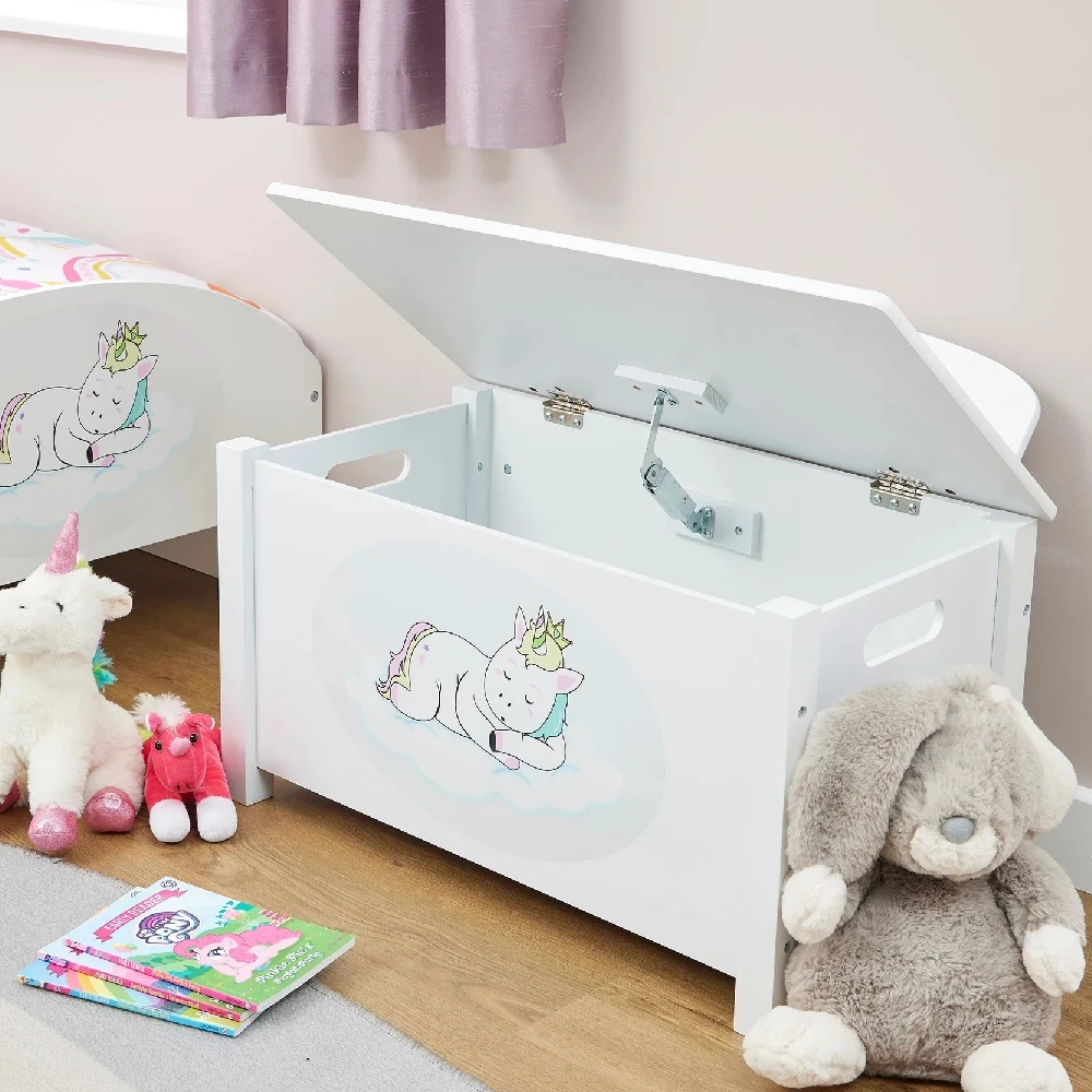Liberty House Toys Kid’s Wooden Unicorn Toy Box 2 Liberty House Toys Kid’s Wooden Unicorn Toy Box - Image 2