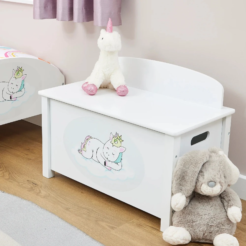 Liberty House Toys Kid’s Wooden Unicorn Toy Box 1 Liberty House Toys Kid’s Wooden Unicorn Toy Box