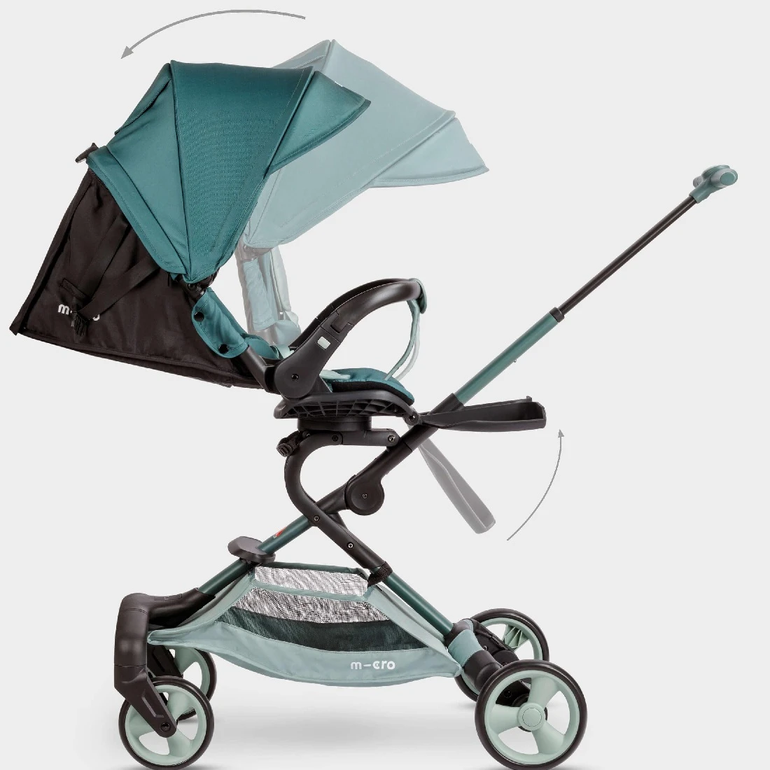 Micro Lightweight Stroller 360 Green Matcha 3 Micro Lightweight Stroller 360 Green Matcha - Image 3