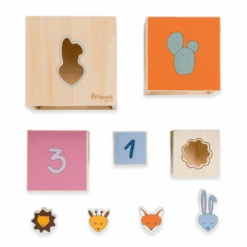 Hauck Stack N Raise Wooden Toy 9 Hauck Stack N Raise Wooden Toy -Kiddies Kingdom Store YUUYT