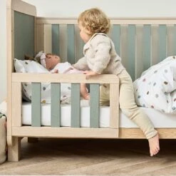 Tutti Bambini Kuba Cot Bed – Pickled Oak/Sage Weave 15 Tutti Bambini Kuba Cot Bed – Pickled Oak/Sage Weave -Kiddies Kingdom Store ZASWER45