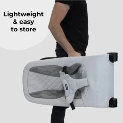 My Babiie Reclining Baby Bouncer – Grey -Kiddies Kingdom Store ZSDBHRJT