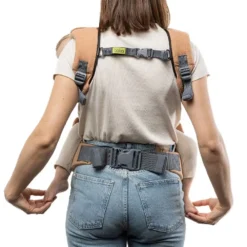 Tutti Bambini Boba X Baby Carrier Linen Brown Rye -Kiddies Kingdom Store ZSDERT 3