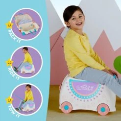 Trunki Ride-On Suitcase – Lola The Lama -Kiddies Kingdom Store ZSDERTY 1