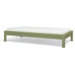 Mamas & Papas Solo Cot Bed And Mattress – Moss Green -Kiddies Kingdom Store ZSDGEHR