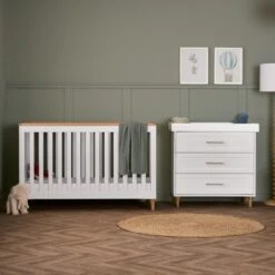 Obaby Orla 2 Piece Room Set – White With Oak