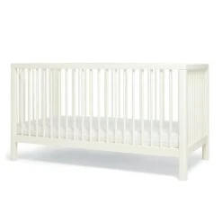 Mamas & Papas Solo Cot Bed And Mattress – White