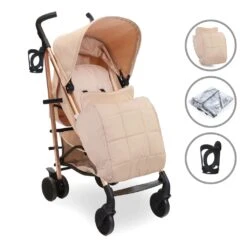 My Babiie Plus Stroller – Rose Gold Blush