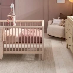 Mamas & Papas Solo Cot Bed And Mattress – Blush/Natural -Kiddies Kingdom Store ZSXDCF 4