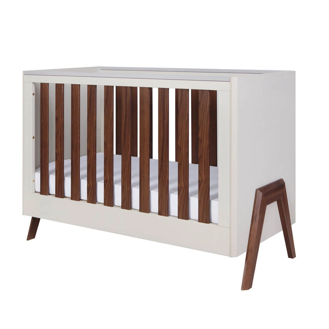 Tutti Bambini Fuori Cot Bed – Warm Walnut/White Sand 4 Tutti Bambini Fuori Cot Bed – Warm Walnut/White Sand - Image 4