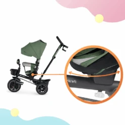 Kinderkraft Pastel Green SPINSTEP Trike -Kiddies Kingdom Store aaaaaa 1