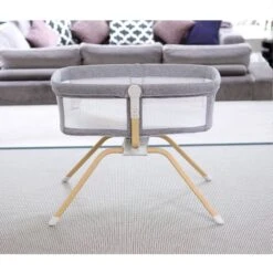Babymore Air Motion Gliding Crib – Grey