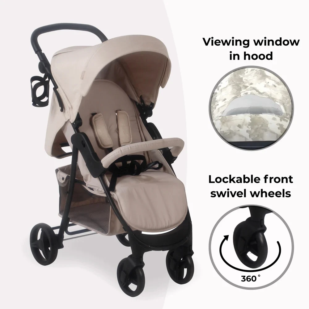 My Babiie Plus Pushchair – Oatmeal 12 My Babiie Plus Pushchair – Oatmeal - Image 12