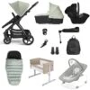 Silver Cross Tide 11 Piece Travel System Bundle Sage