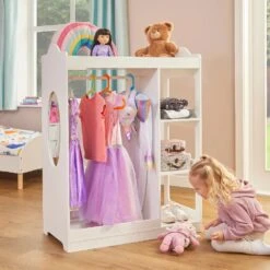 Liberty House Toys Kids Dressing Rail With Mirror -Kiddies Kingdom Store aw3456