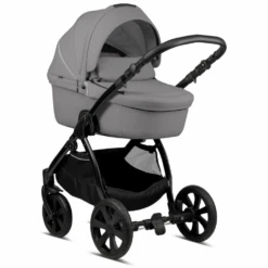 Noordi Fjordi Leather 2 In 1 Pram – Sleet -Kiddies Kingdom Store azxsad 1