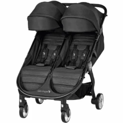 Baby Jogger Pitch Black City Tour 2 Double Pushchair -Kiddies Kingdom Store baby jogger city tour 2 double jet4