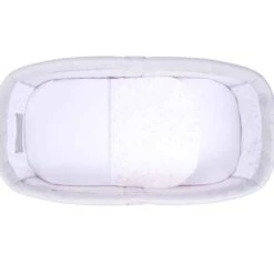 Babymore Air Motion Gliding Crib – Light Grey -Kiddies Kingdom Store babymore air motion gliding crib grey 4