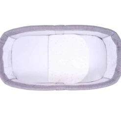 Babymore Air Motion Gliding Crib – Grey -Kiddies Kingdom Store babymore air motion gliding crib slate 4