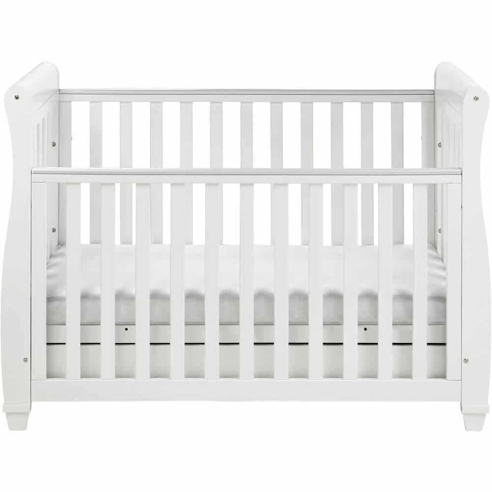 Babymore Eva Dropside Cot Bed/Cot Top Changer/Mattress – White 3 Babymore Eva Dropside Cot Bed/Cot Top Changer/Mattress – White - Image 3