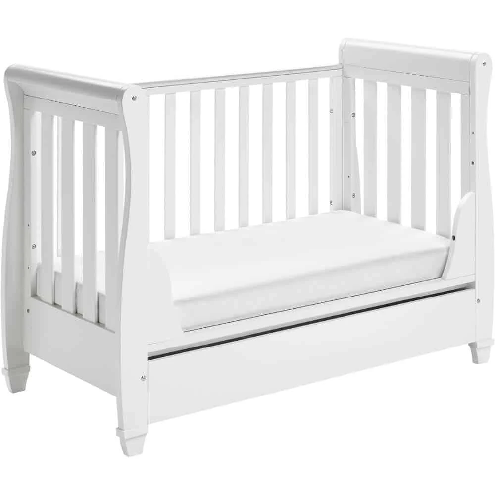 Babymore Eva Dropside Cot Bed/Cot Top Changer/Mattress – White 5 Babymore Eva Dropside Cot Bed/Cot Top Changer/Mattress – White - Image 5