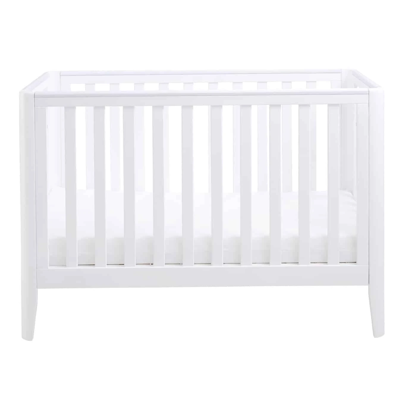 Babymore Iris Cot Bed – White 3 Babymore Iris Cot Bed – White - Image 3