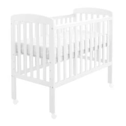 Babymore Space Saver Cot – White -Kiddies Kingdom Store babymore space saver white 4
